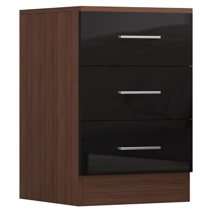 REFLECT 3pc Bedroom Set - 2 Door Corner + 2x Bedsides - 4 Colour Options