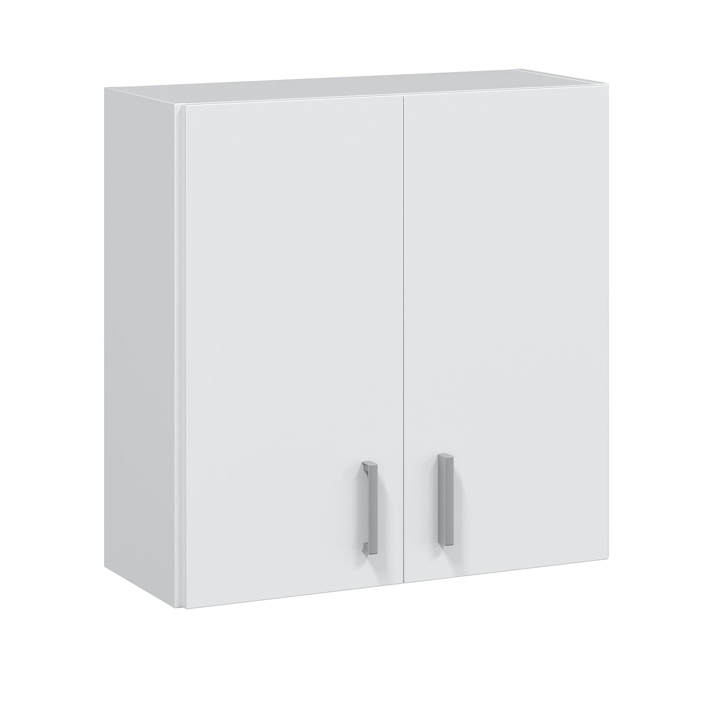 VITA Multi-Use White Cupboard Set- Freestanding & Wall Hung Storage Units for Home Organisation