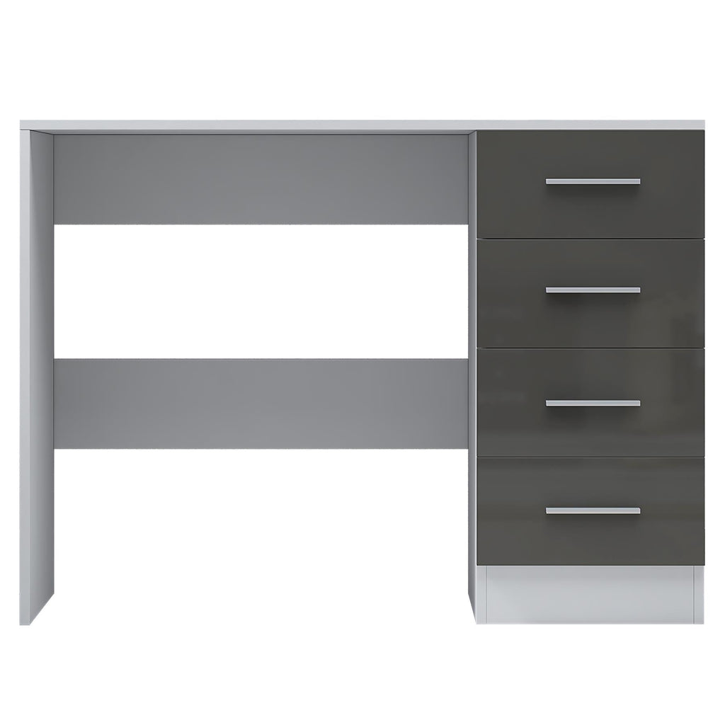 REFLECT Gloss Bedroom Furniture Wardrobe Chest Bedside Desk - 4 Colour Options