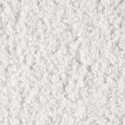 TEDDY Boucle Gas Lift Ottoman Storage Bed in White with 4 Size + Mattress Option