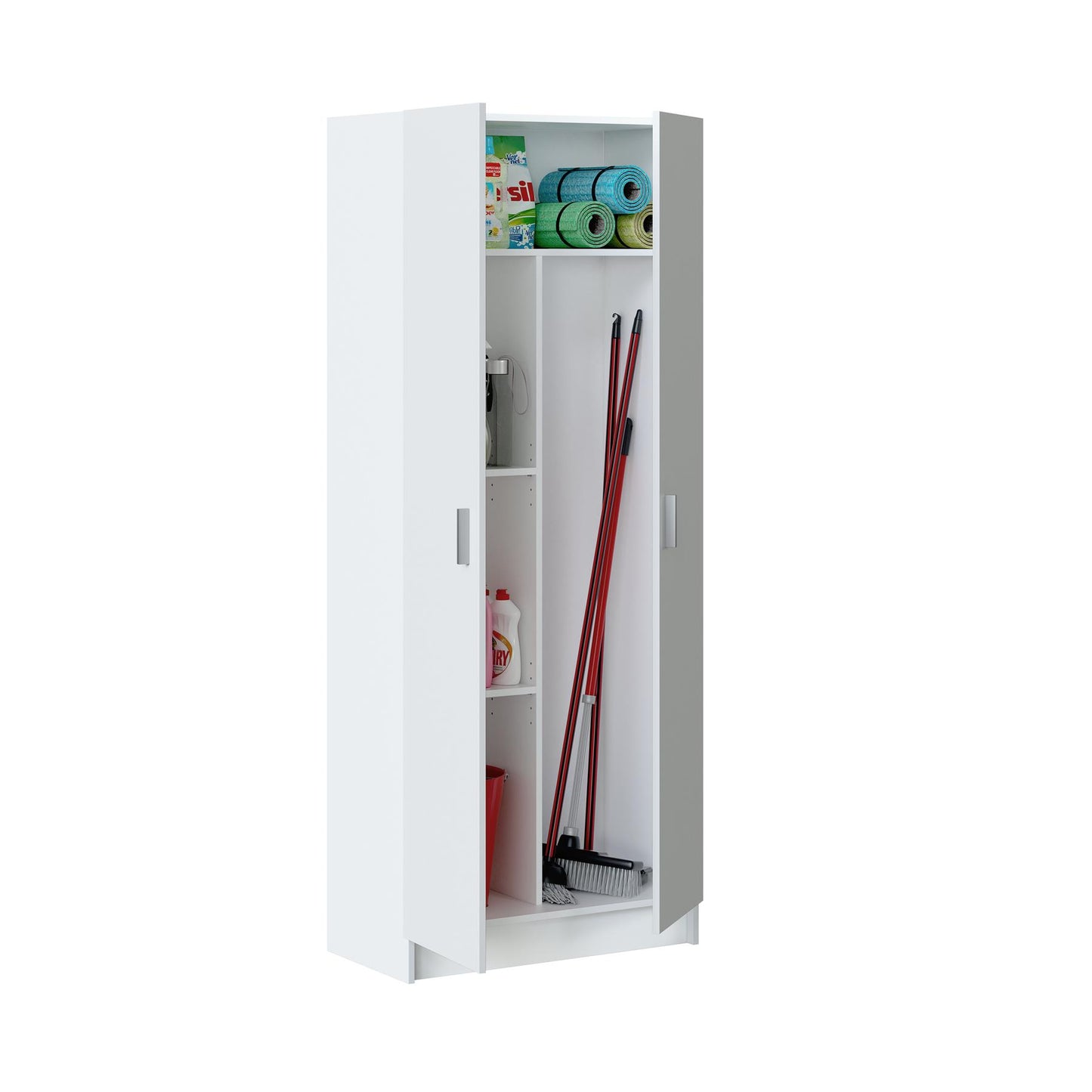 VITA Utility Laundry Cupboard / Cabinet Storage Units 7 Options in White