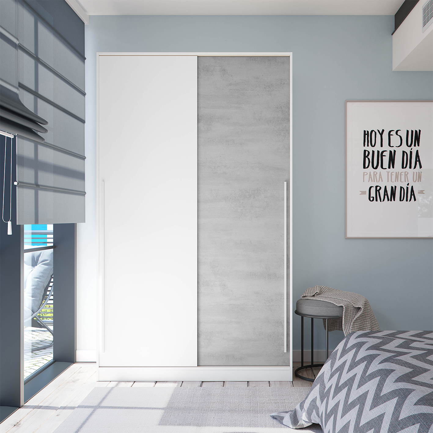 Modern Hinged/Sliding Wardrobes - Optional Internal Drawer & Colour Options