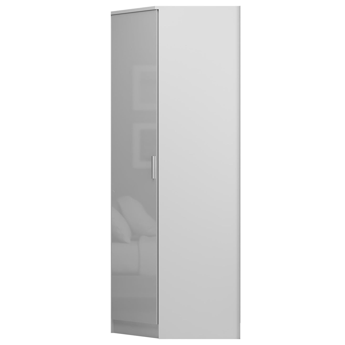 REFLECT 1dr Corner Bedroom Furniture Bundles Chest, Bedsides, Desks - 4 Colours