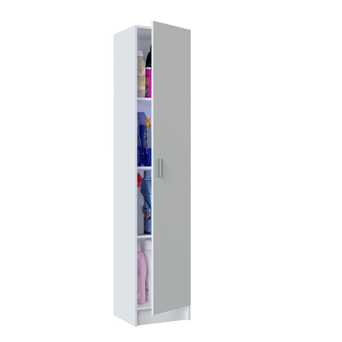 VITA Utility Laundry Cupboard / Cabinet Storage Units 7 Options in White