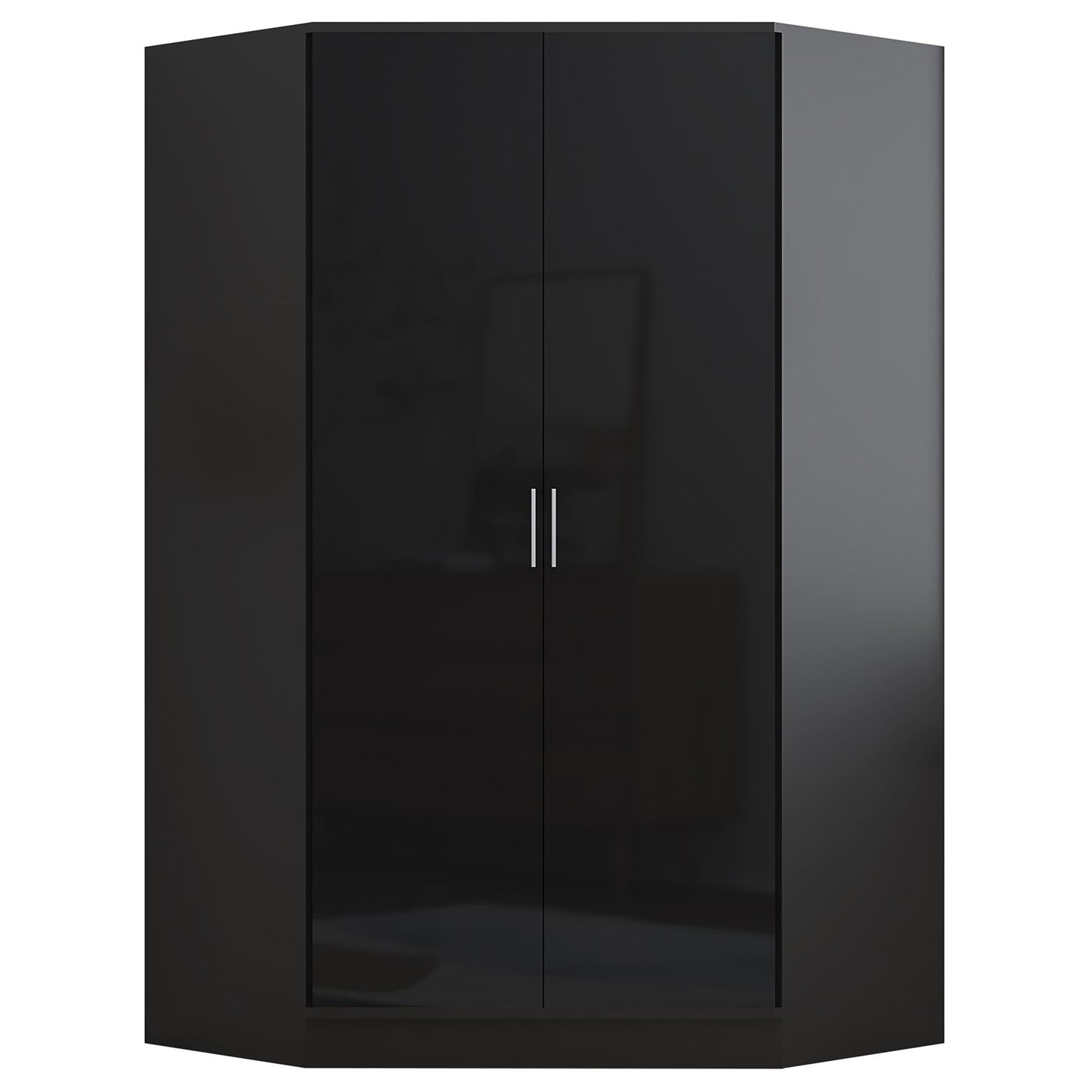 REFLECT Gloss 6 Door Wardrobe Bundle - 2 Door Corner + 2 Door + 2 Door Wardrobe