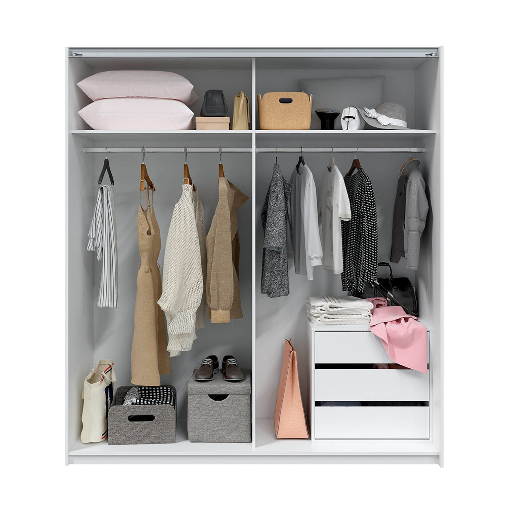Modern Hinged/Sliding Wardrobes - Optional Internal Drawer & Colour Options