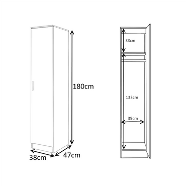 REFLECT Gloss 5 Door Wardrobe Bundle - 2 Door Corner + 2 Door + 1 Door Wardrobe