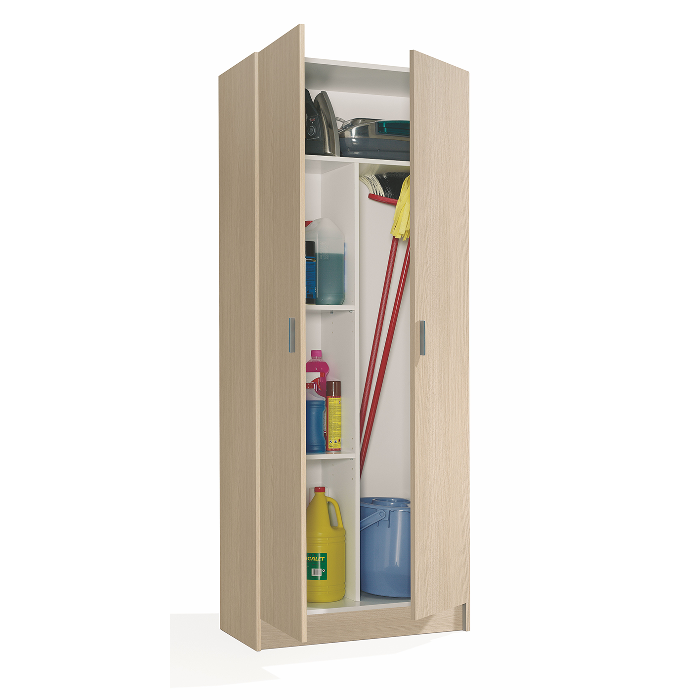 VITA Utility Laundry Cupboard / Cabinet Storage Units in White OR Oak Options