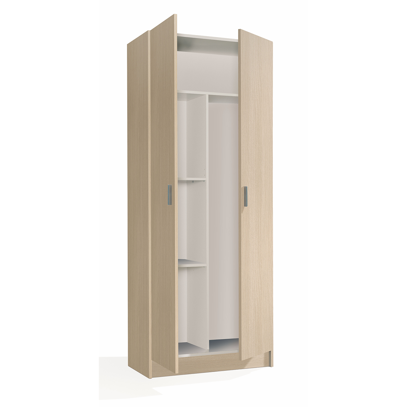 Vita 2 Door Kitchen Utility Room Cabinet - Oak Finish