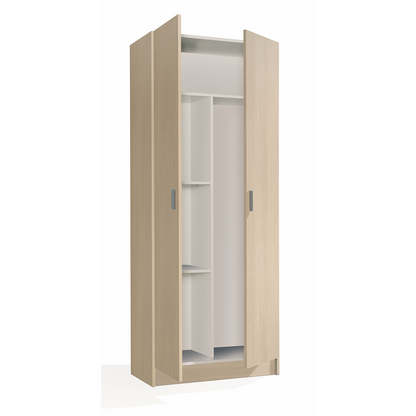 Vita 2 Door Kitchen Utility Room Cabinet - Oak Finish