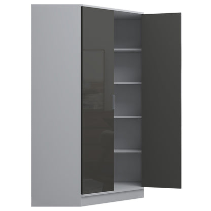 REFLECT Gloss 6 Door Wardrobe Bundle - 2 Door Corner + 2 Door + 2 Door Wardrobe