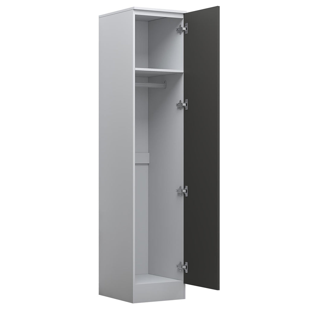 REFLECT Gloss Bedroom Furniture Wardrobe Chest Bedside Desk - 4 Colour Options