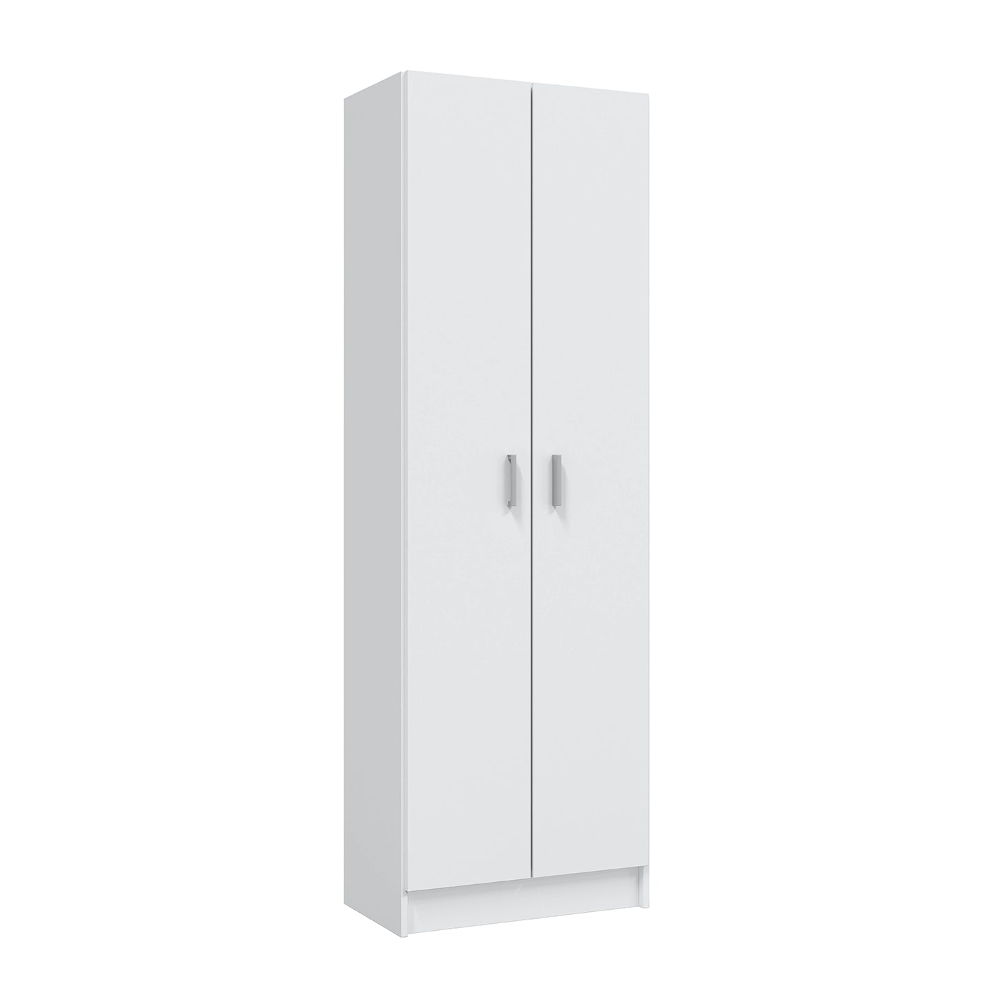 Vita White 2 Door Shoe & Boot Cupboard - Modular Kitchen Utility Room Cleaning Cabinet