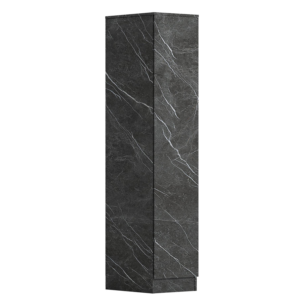 ZITA Bedroom Furniture 1 Door Wardrobe in Grey OR White Marble Effect Colours