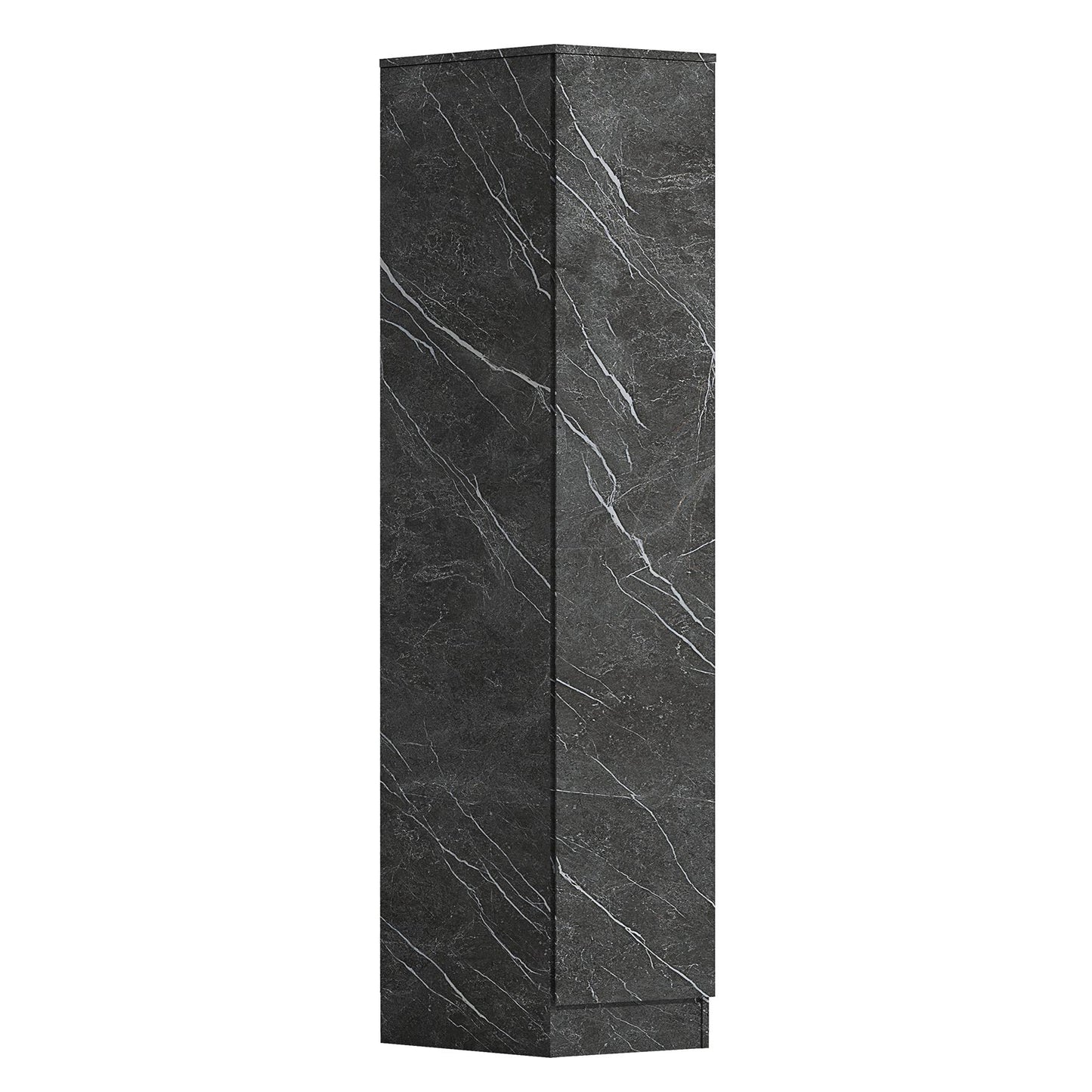 ZITA Bedroom Furniture 1 Door Wardrobe in Grey OR White Marble Effect Colours