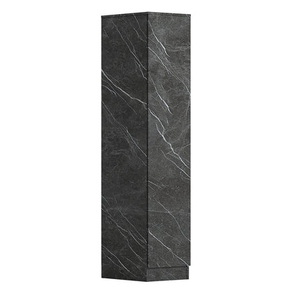 ZITA Bedroom Furniture Range Wardrobe Chest Bedside in Grey Marble Effect