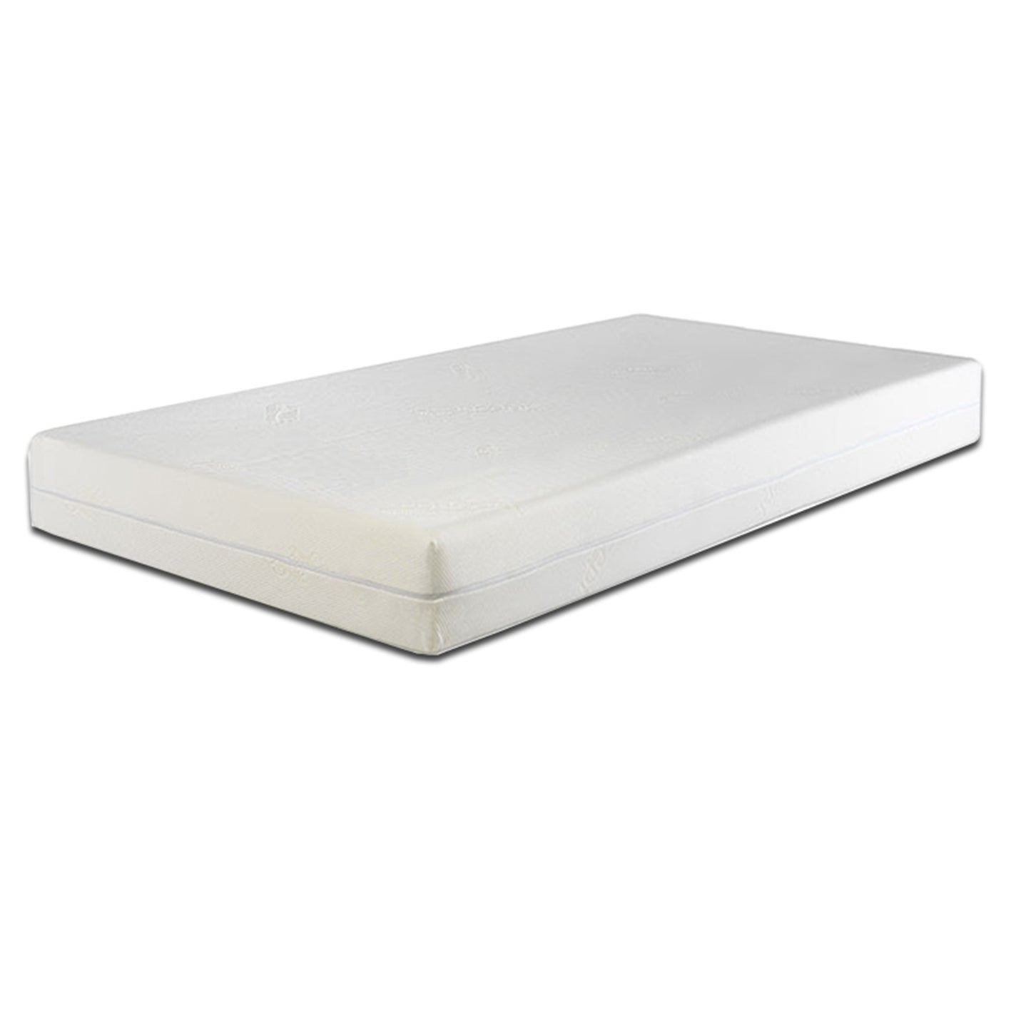 TEDDY BOUCLE 4FT6 Double White Ottoman Storage Bed Gas Lift Up with 15cm Memory Foam Mattress