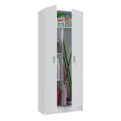 VITA Utility Laundry Cupboard / Cabinet Storage Units in White OR Oak Options