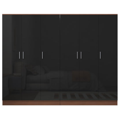REFLECT 2pc Wardrobe Bundle - 3 Door Plain + 3 Door Plain - 4 Colour Options