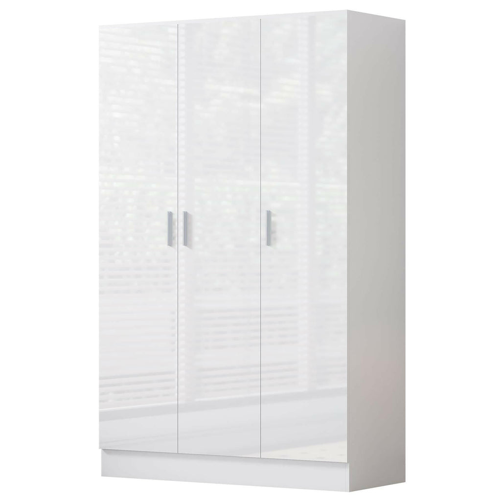 REFLECT Gloss 5 Door Corner Wardrobe Bundle Inc Corner + 3 Door Wardrobe Set