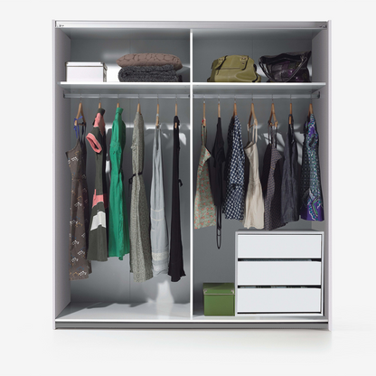 Modern Hinged/Sliding Wardrobes - Optional Internal Drawer & Colour Options