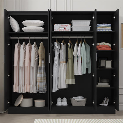 REFLECT 2pc Wardrobe Bundle - 3 Door Plain + 2 Door Plain - 4 Colour Options