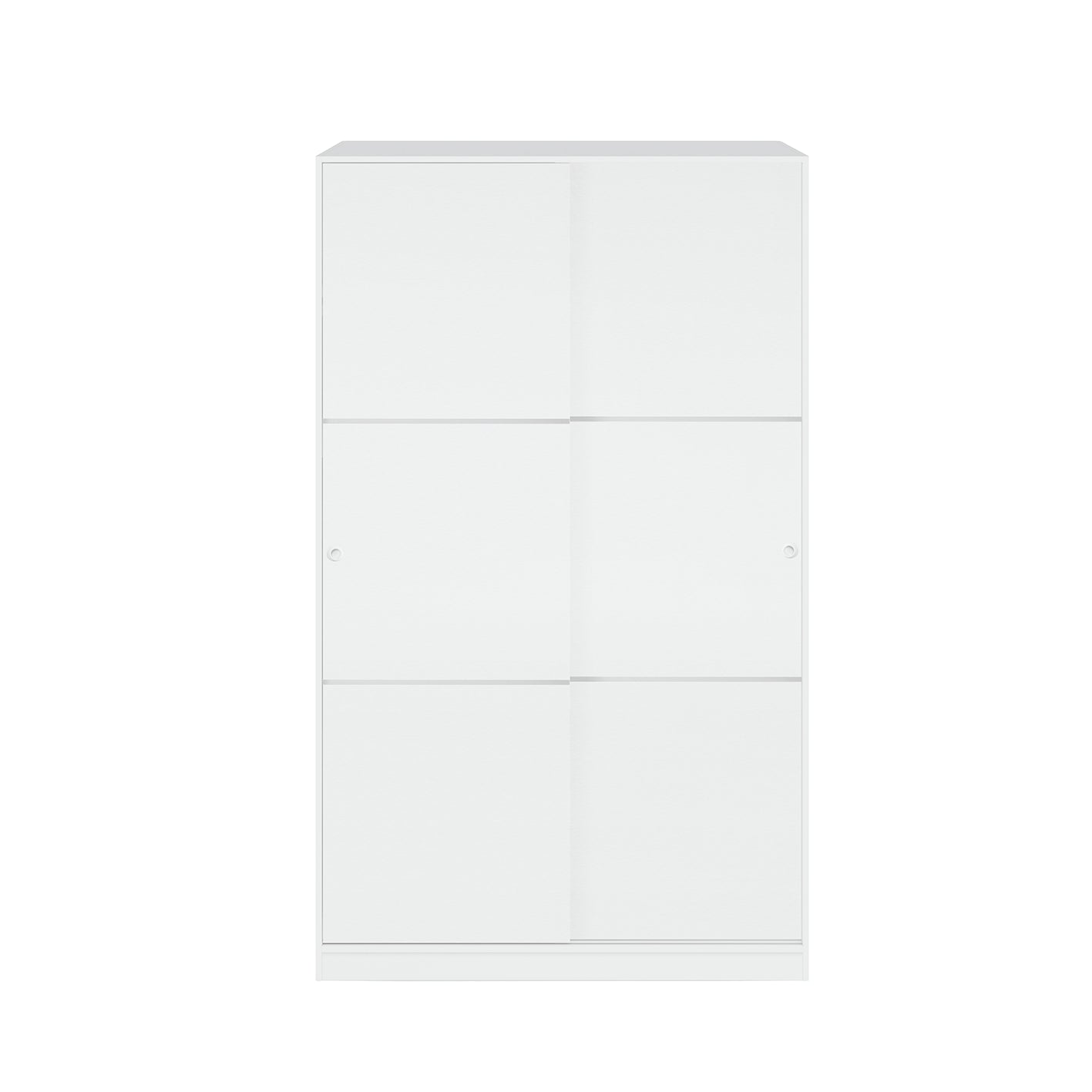 TOP White 2 Door Large Modern Sliding Bedroom Wardrobe