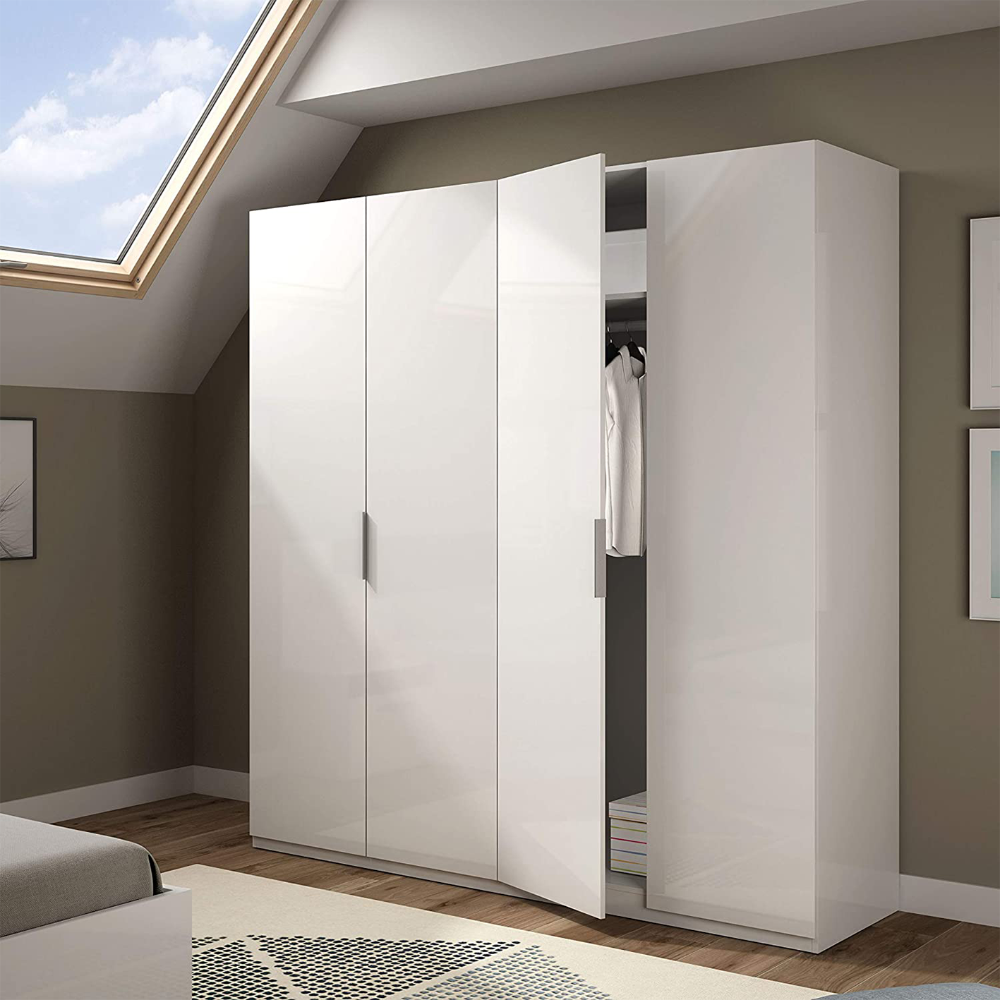 Modern Hinged/Sliding Wardrobes - Optional Internal Drawer & Colour Options