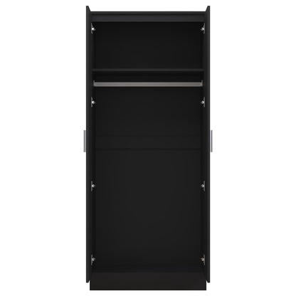 REFLECT Gloss Bedroom Furniture 2 Door Mirrored Wardrobe - 4 Colour Options