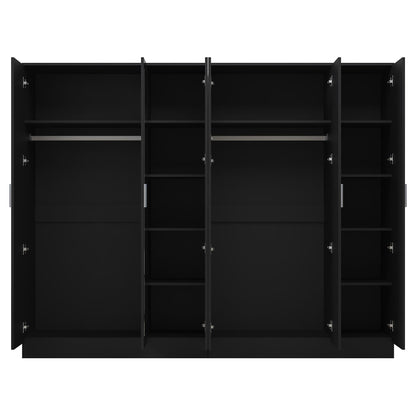 REFLECT 2pc Wardrobe Bundle - 3 Door Mirror + 3 Door Plain - 4 Colour Options