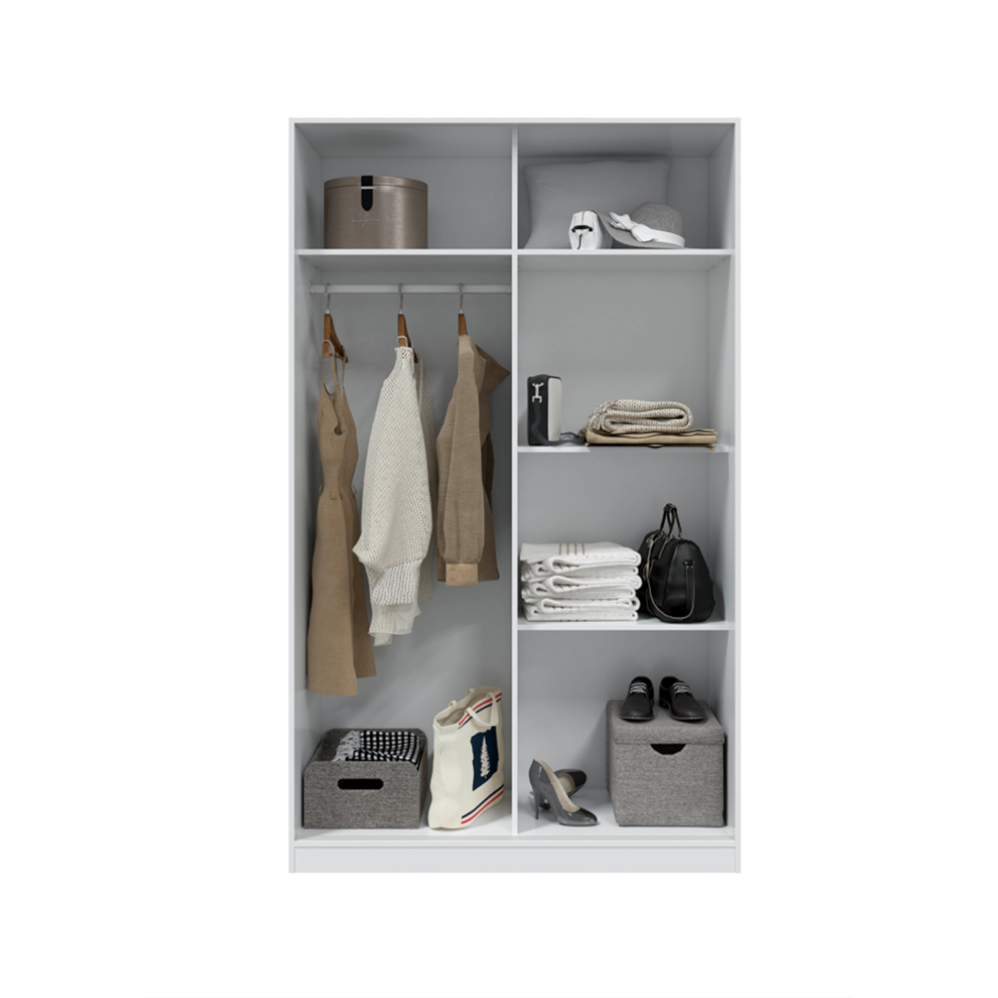 Modern Hinged/Sliding Wardrobes - Optional Internal Drawer & Colour Options