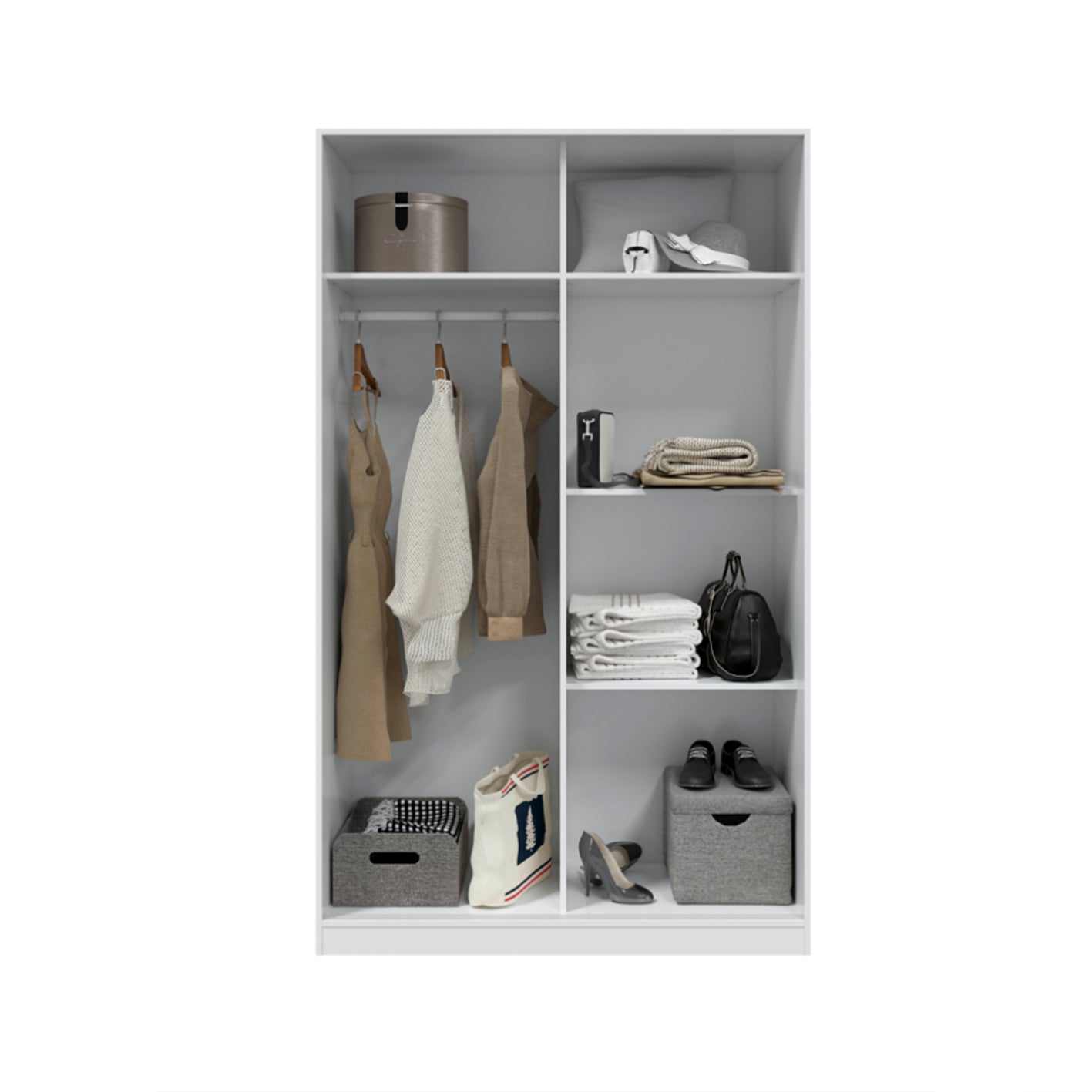 Modern Hinged/Sliding Wardrobes - Optional Internal Drawer & Colour Options