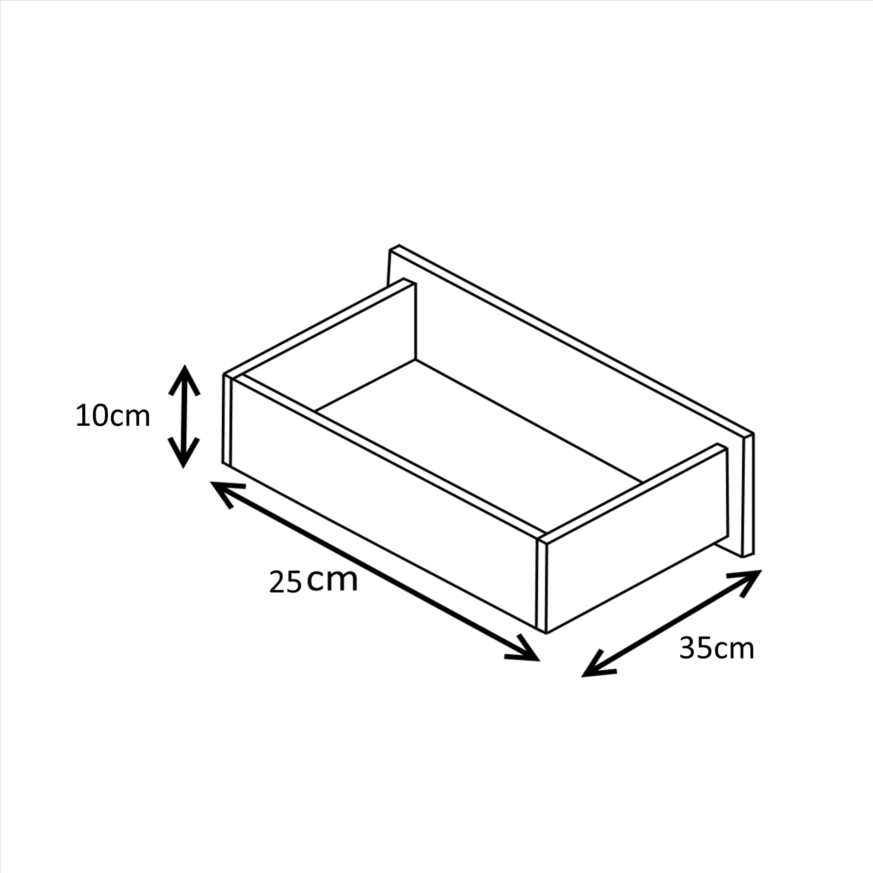 Reflect 4 Drawer Desk - White Gloss & Matt White - Modern Bedroom Storage for Vanity, Work or Study