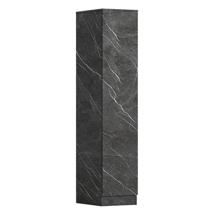ZITA Grey Marble Effect 2 Piece Wardrobe Set - 2 Door and 1 Door, Spacious Bedroom Storage Solutions