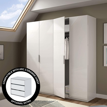 Modern Hinged/Sliding Wardrobes - Optional Internal Drawer & Colour Options