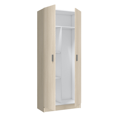 Vita 2 Door Kitchen Utility Room Cabinet - Oak Finish