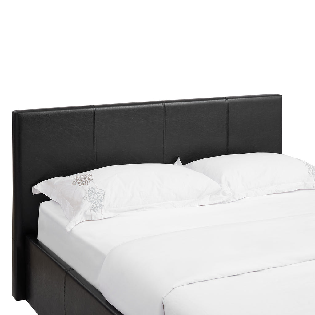 LUNA Faux Leather Ottoman Storage Bed Available Colour Size & Mattress Options