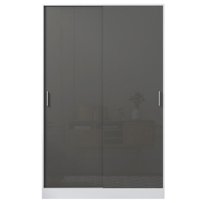 REFLECT Gloss Bedroom Furniture  2 Door Sliding Wardrobe - 4 Colour Options