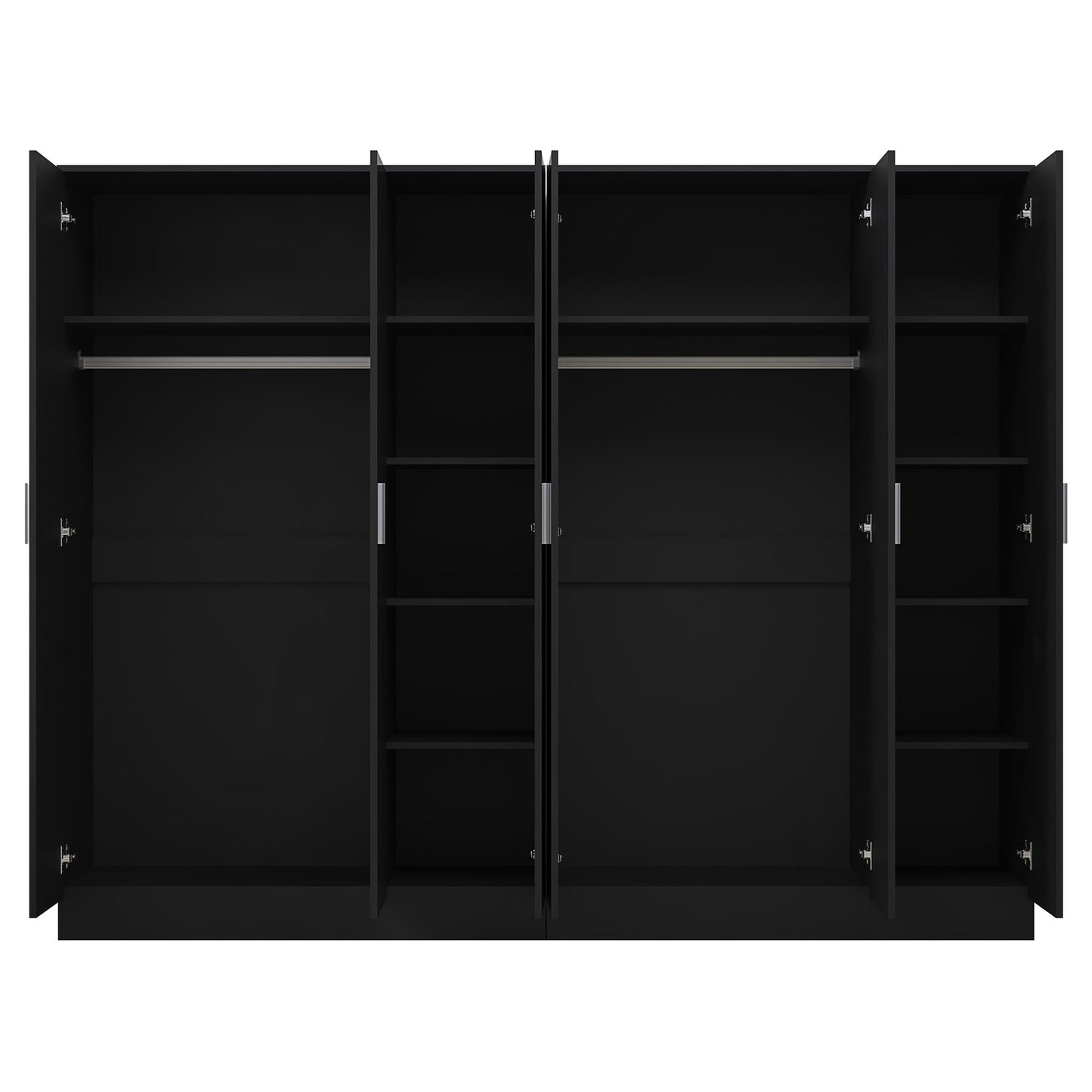 REFLECT 2pc Wardrobe Bundle - 3 Door Plain + 3 Door Plain - 4 Colour Options