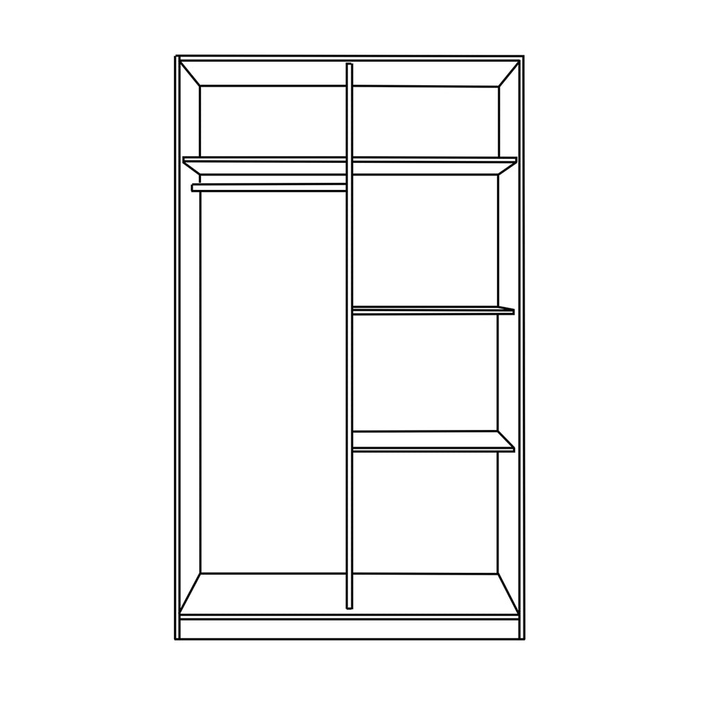 Modern Hinged/Sliding Wardrobes - Optional Internal Drawer & Colour Options
