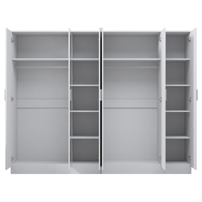 REFLECT 2pc Wardrobe Bundle - 3 Door Mirror + 3 Door Mirror - 4 Colour Options