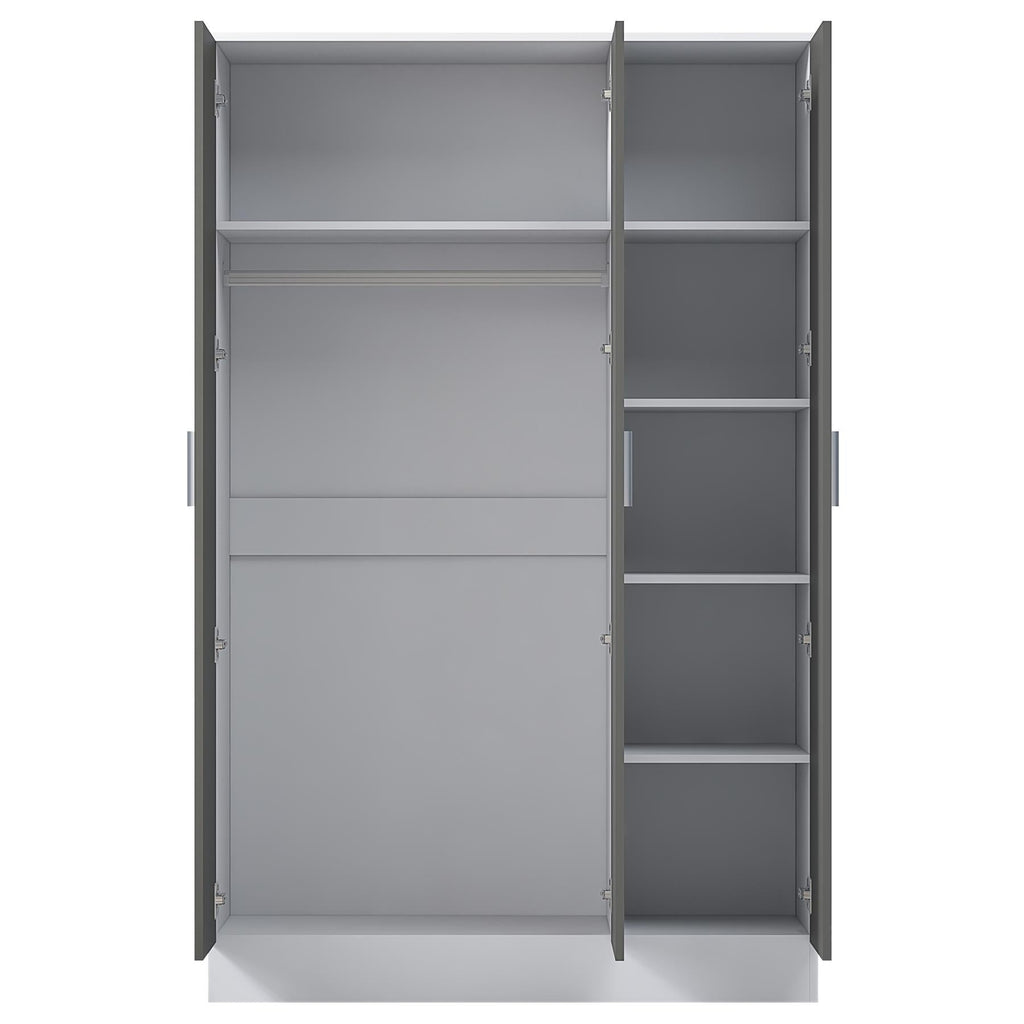 REFLECT Gloss Bedroom Furniture Wardrobe Chest Bedside Desk - 4 Colour Options