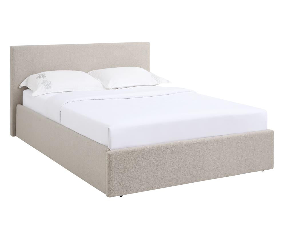 TEDDY 5FT Kingsize Boucle Ottoman Storage Bed - 2 Colour + Mattress Option