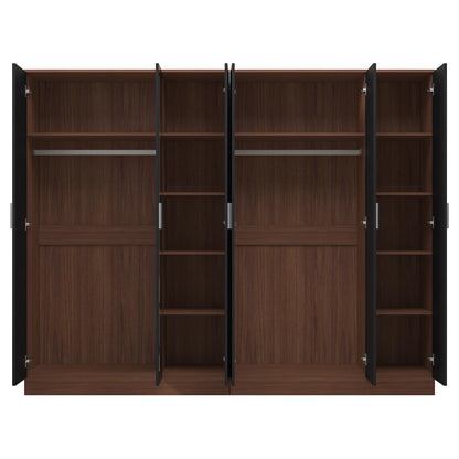 REFLECT 2pc Wardrobe Bundle - 3 Door Mirror + 3 Door Mirror - 4 Colour Options