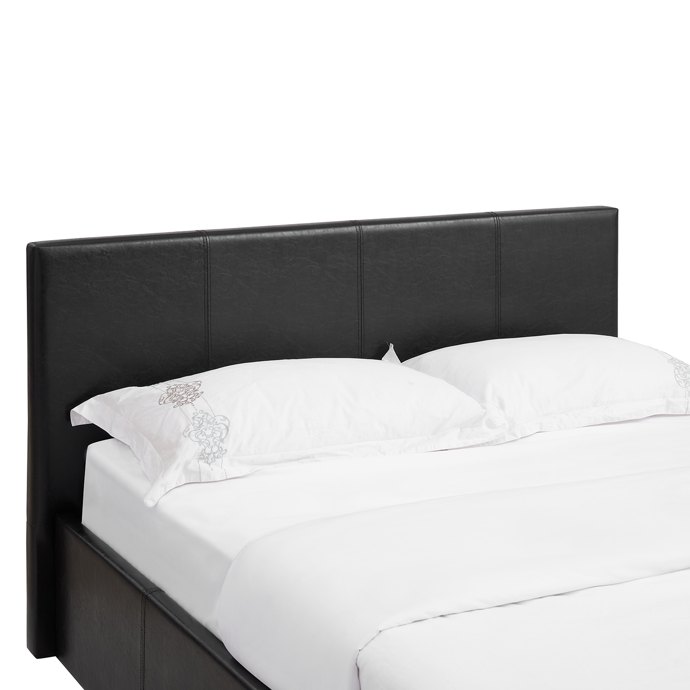 LUNA 4FT6 Double Faux Leather Ottoman Storage Bed-Mattress & Colour Options