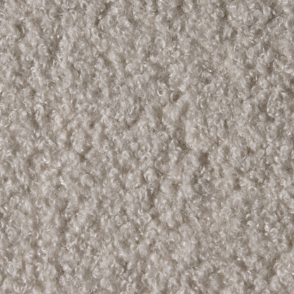 TEDDY BOUCLE 4FT Small Double Gas Lift Up Ottoman Storage Bedframe (Cream Beige)