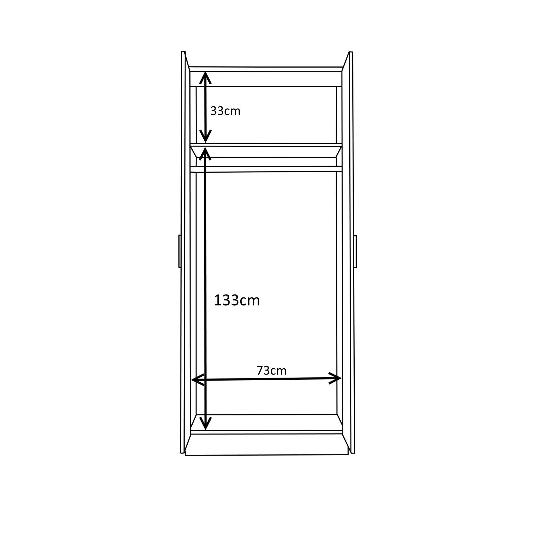 REFLECT Gloss Bedroom Furniture Wardrobe Chest Bedside Desk - 4 Colour Options