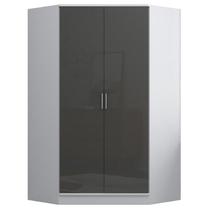 REFLECT Gloss 3 Door Corner Wardrobe Bundle Inc Corner + 1 Door Wardrobe Set