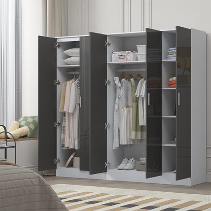 REFLECT 2pc Wardrobe Bundle - 3 Door Plain + 2 Door Plain - 4 Colour Options