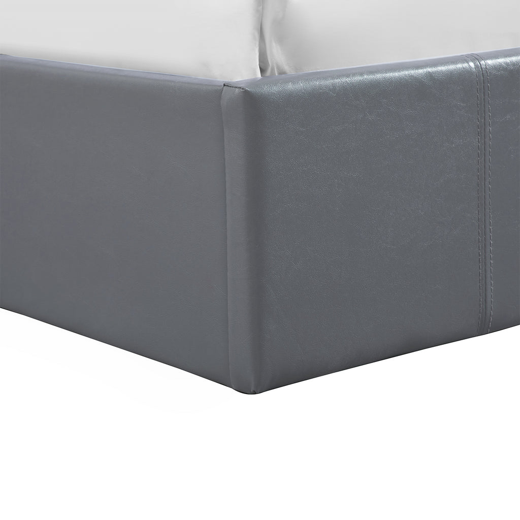 LUNA Faux Leather Ottoman Storage Bed Available Colour Size & Mattress Options